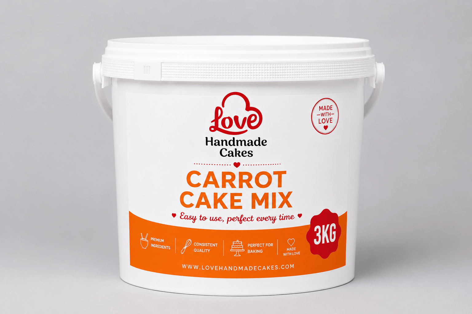 Carrot cake mix in a bowl with grated carrot.